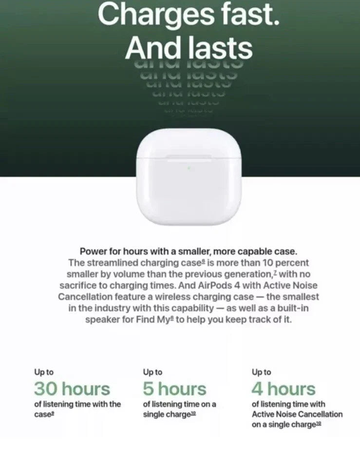 Active Noise Cancellation Wireless Earbuds Bluetooth Headphones